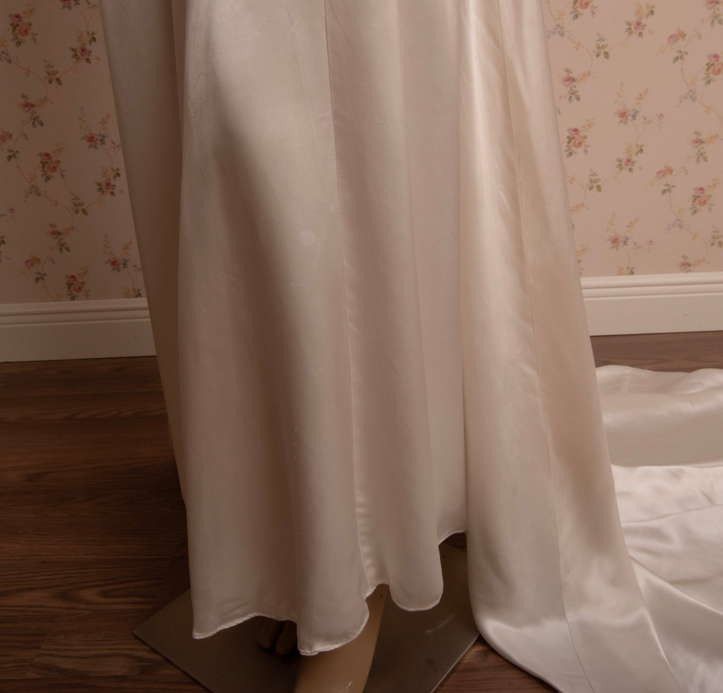 1940s Liquid Satin “Bow” Bias-Cut Wedding Dress w/Chapel Train (Coming Soon)
