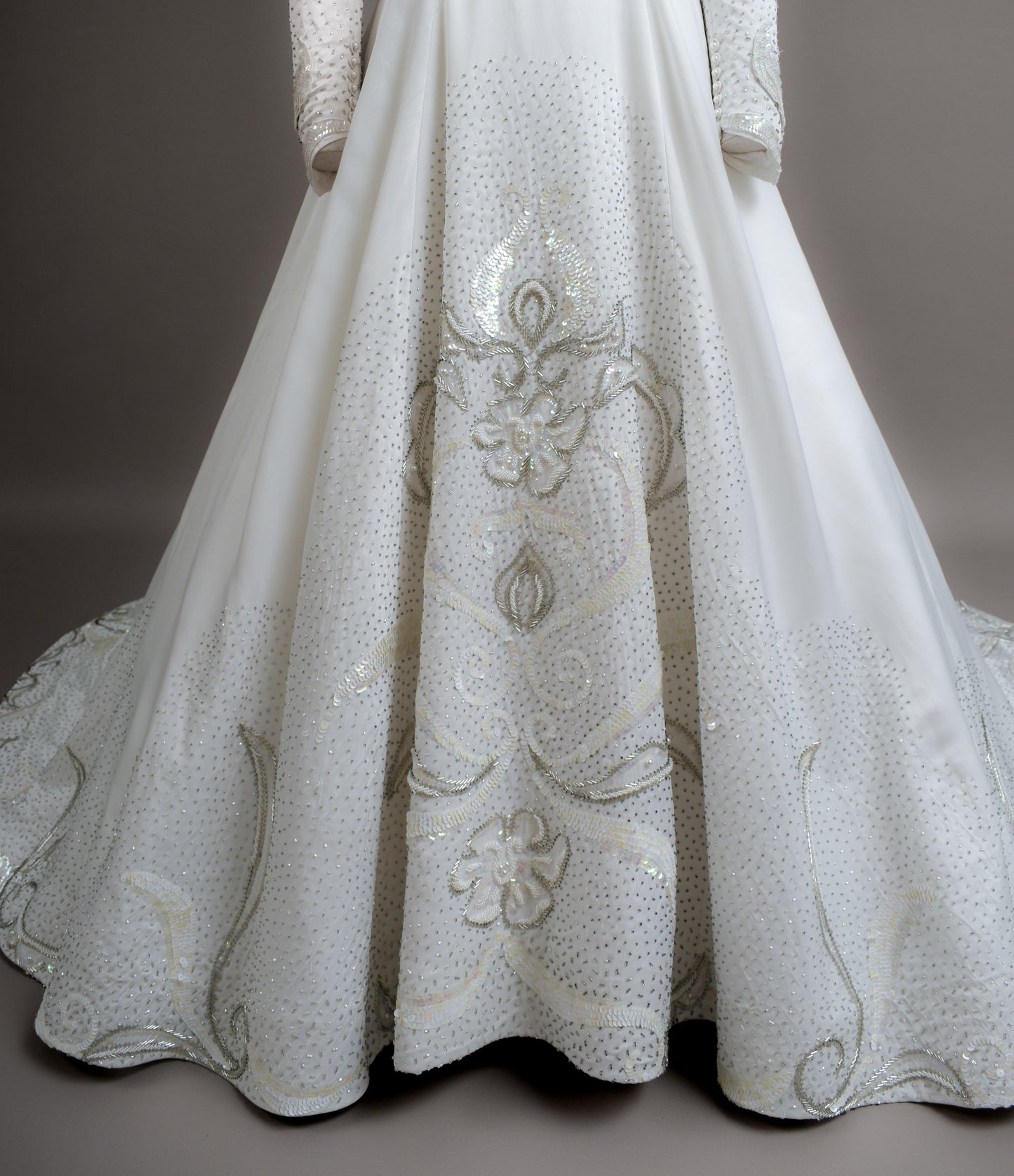 1990s Silk Sand Washed charmeuse satin