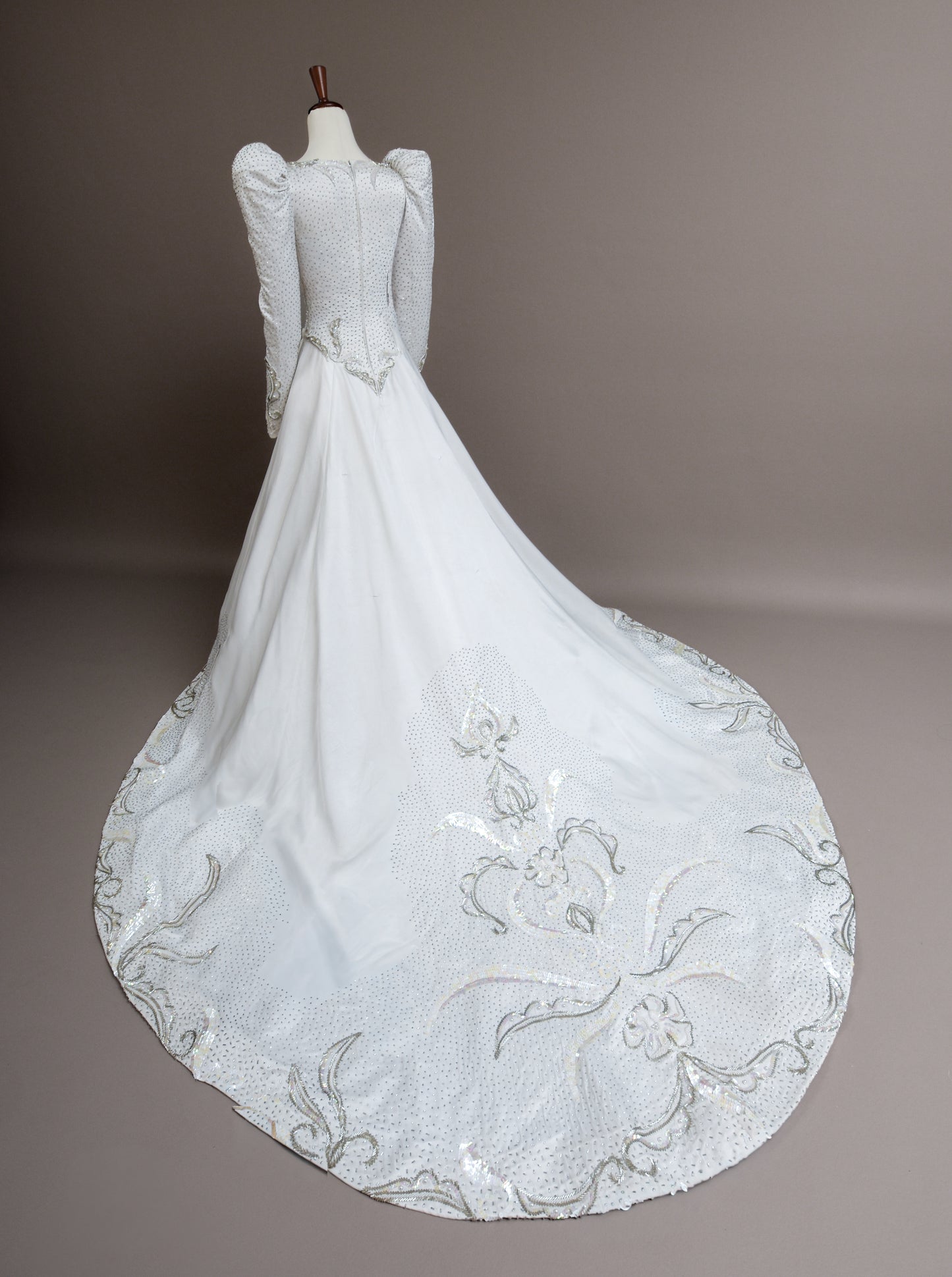 1990s Silk Sand Washed charmeuse satin